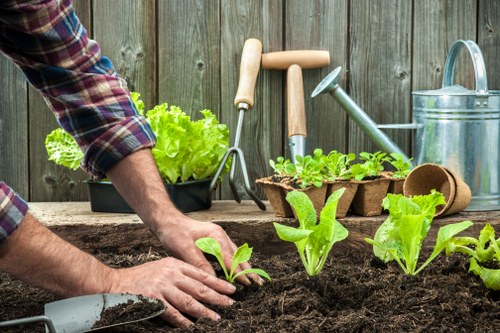 Customer making a secure Landscaping Crouchend payment online
