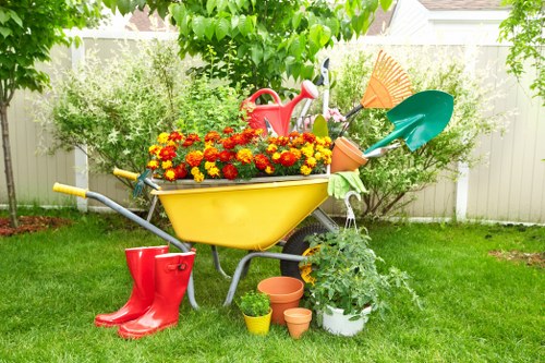 A practical landscaped outdoor space designed for a Crouch End property